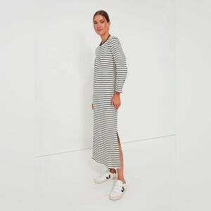 Pomander Place - Navy Stripe Gio Maxi Dress